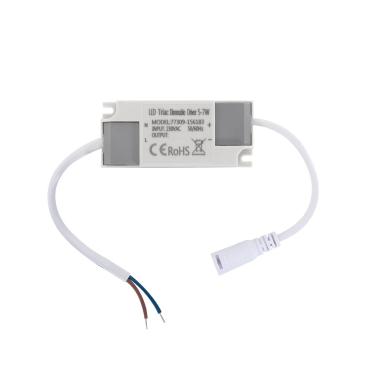 5-7W Dimmable Driver TRIAC 100-265V Output 12-24V 250mA