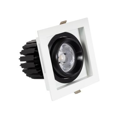 Square Expert Colour 12W COB LED Adjustable Downlight Cutout 100x100mm
