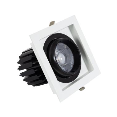 Square Expert Colour 18W Warm White COB LED Adjustable Downlight Cutout 125x125mm