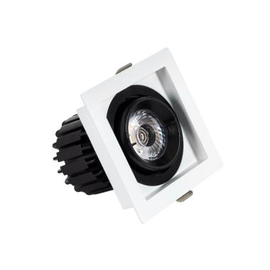 Square Expert Colour 7W COB LED Adjustable Downlight Cutout 82x82mm