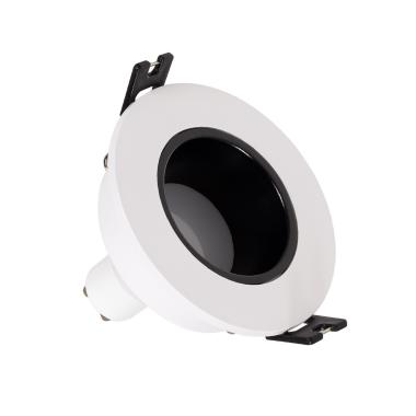 Conical Low UGR Downlight Cutout 75mm with 6W LED Bulb - GU10