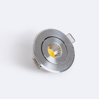 Round 1W COB LED Adjustable Downlight Cutout 45mm