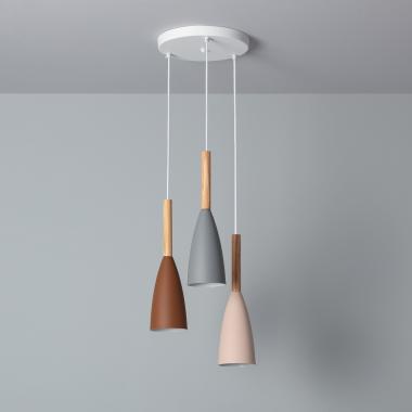 Edit Rain 3 Light Cluster Ceiling Pendant - Multi