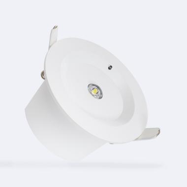 Emergency LED Downlight Ø95 mm Maintained/Non-Maintained 2W-120lm