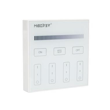 Wireless Battery Opperated RF Touch Dimmer Controller for 4 Zone Monochrome LED Strip MiBoxer B1