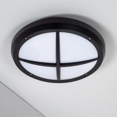Linus 13.5W LED Round Outdoor Flush Ceiling Light