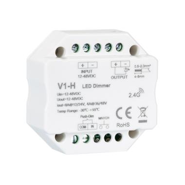RF Dimmer 12/48V for Single-Colour LED Strip Compatible with Push Button Switch