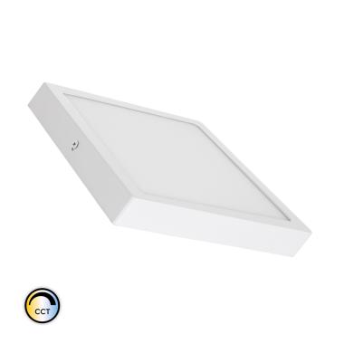 18W Square Selectable LED Flush Ceiling Light 205x205 mm