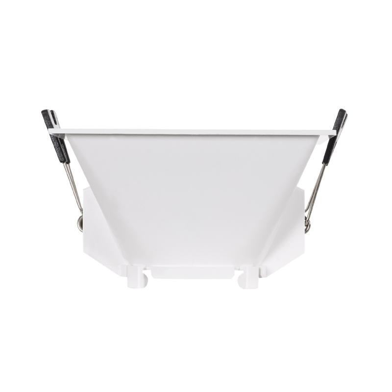 Image of Square Low UGR Downlight Cutout 85x85mm with 6W LED Bulb - GU10