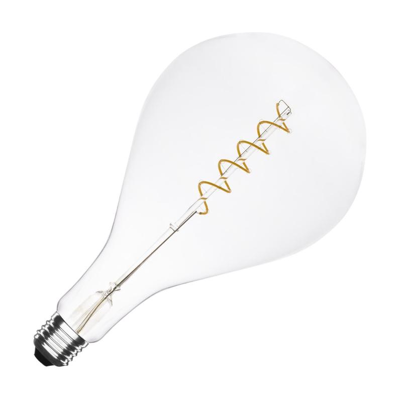 Image of 4W Spiral Dimmable LED Filament PS165 Bulb - Screw Cap