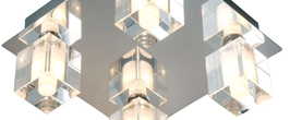 Crystal Bathroom Ceiling Light 