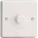 Varilight 400w led compatible dimmer in white 