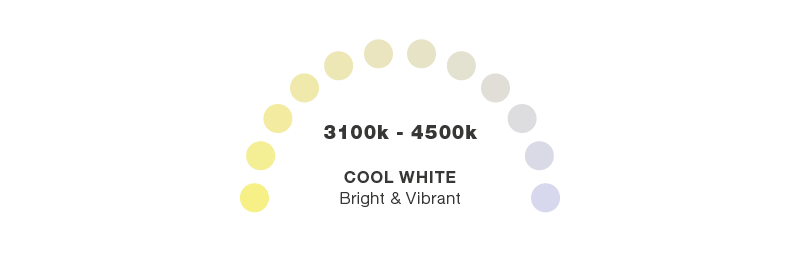 Cool White Lighting Colour Temperature