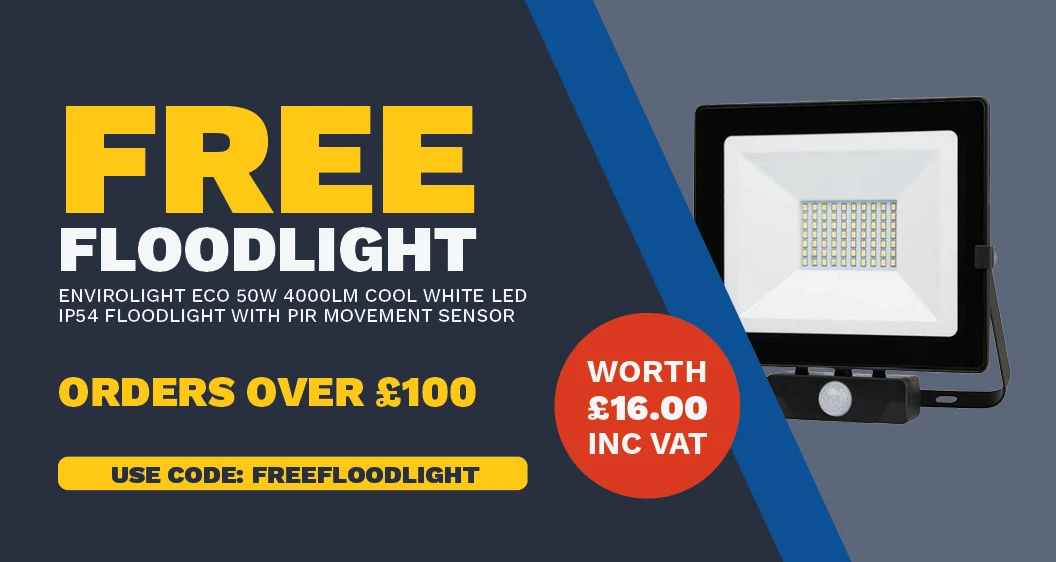 Free Floodlight When You Spend £100