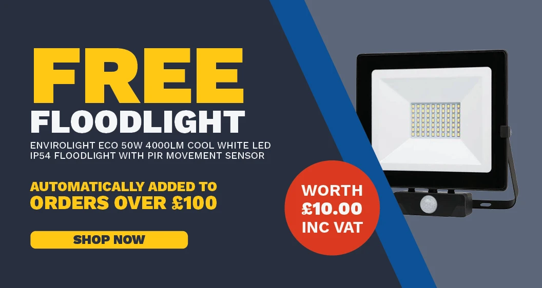 Free Floodlight When You Spend £100