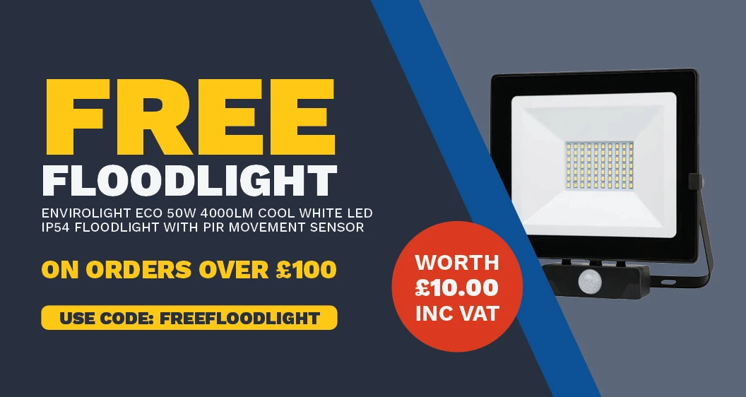 Free Floodlight When You Spend £100
