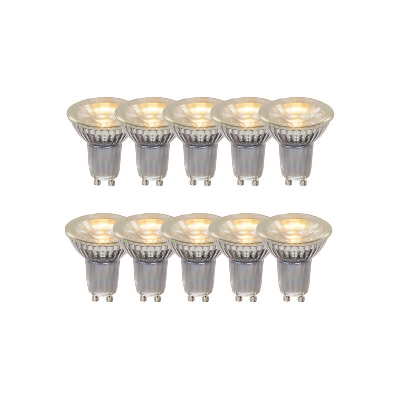 Lucide 5W Warm White LED GU10 - Pack of 10