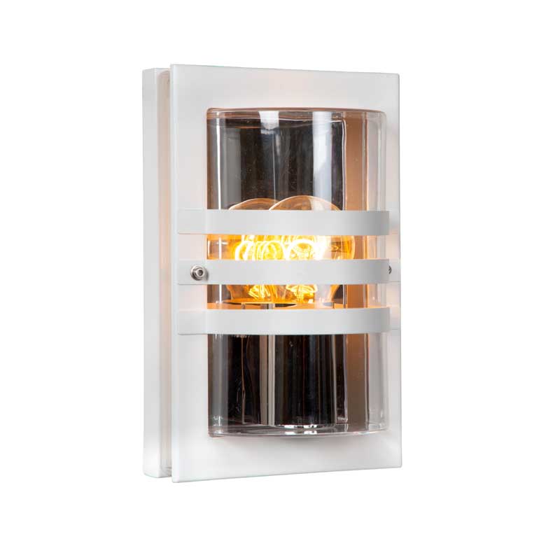 Lucide Privas Outdoor Flush Wall Light - White