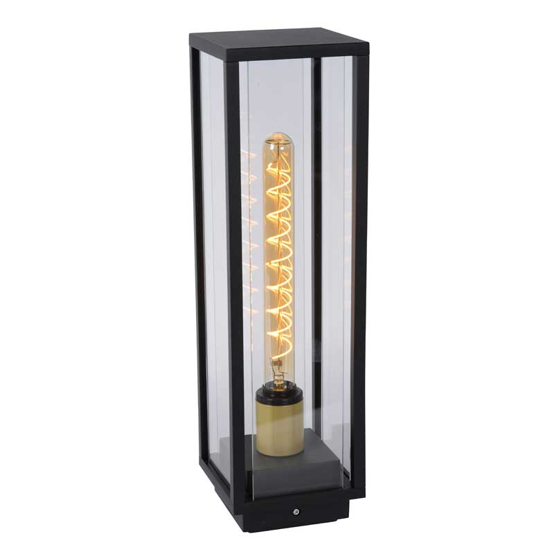 Lucide Laurens 500 Outdoor Pedestal Light - Black
