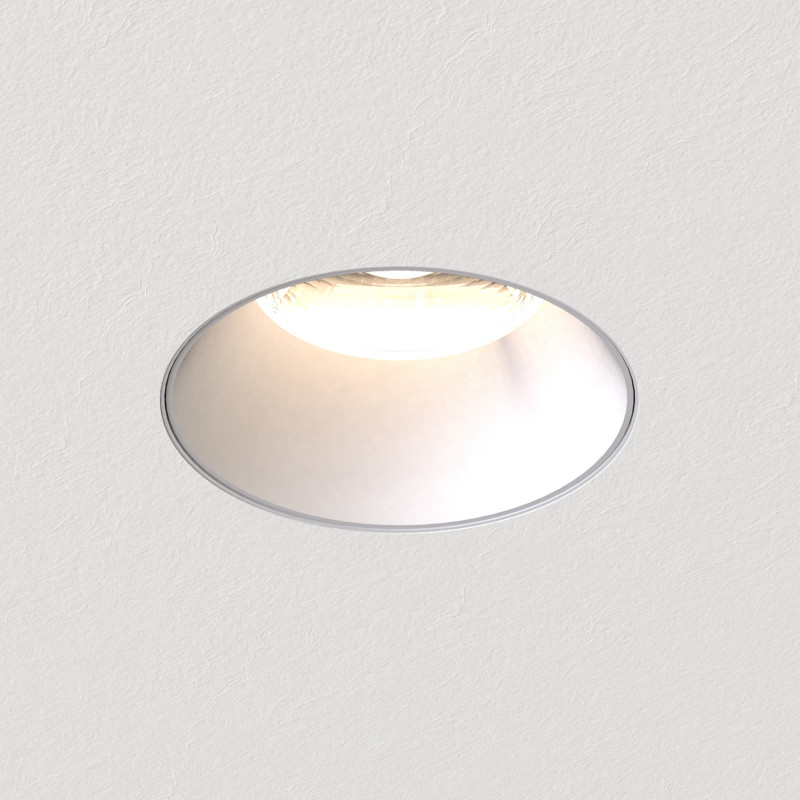 Astro Proform TL 11.9W Warm White LED Plaster-In Round Downlight - Textured White