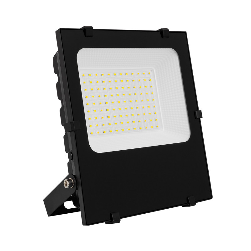 50W Dimmable Warm White LED Floodlight 6750lm PRO - Black