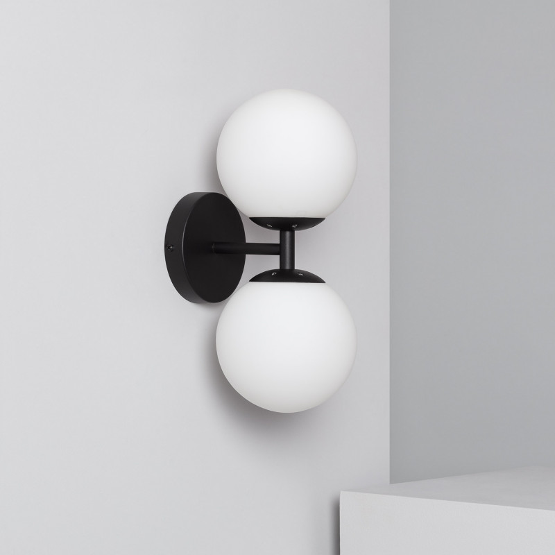 Edit Balts Twin Wall Light - Black