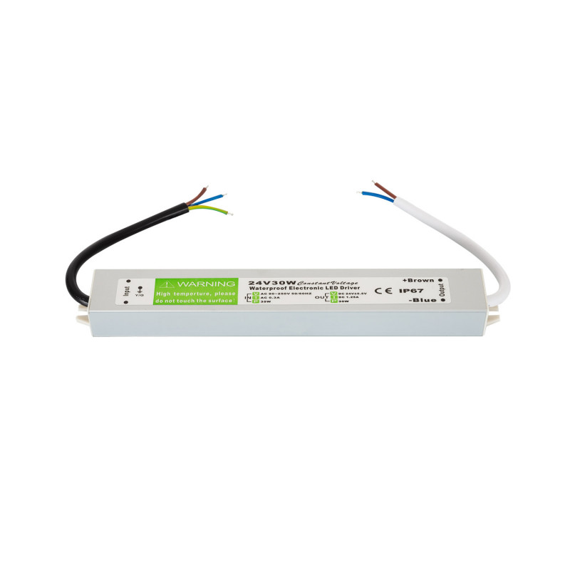 24V DC 30W Waterproof IP67 Power Supply 1.25A