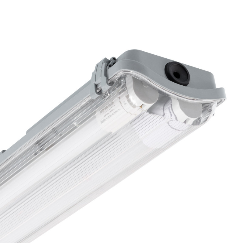 Batten Kit with two 22W Cool White LED Tubes with One Side Connection IP65 - 1500mm (5ft)