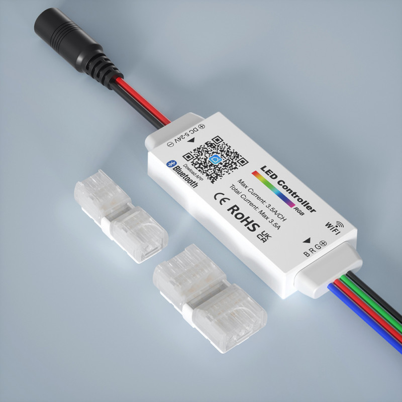 WiFi Controller for RGB 5/12/24V DC LED Strip