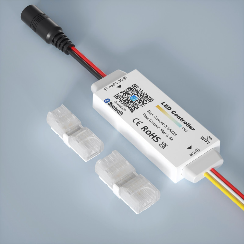 WiFi Controller for CCT 5/12/24V DC LED Strip